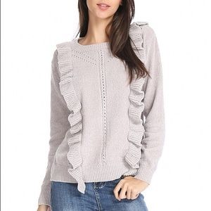 Chenille Ruffle Detail Sweater